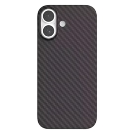 Capa Carbon Fiber iPhone 17 Preta