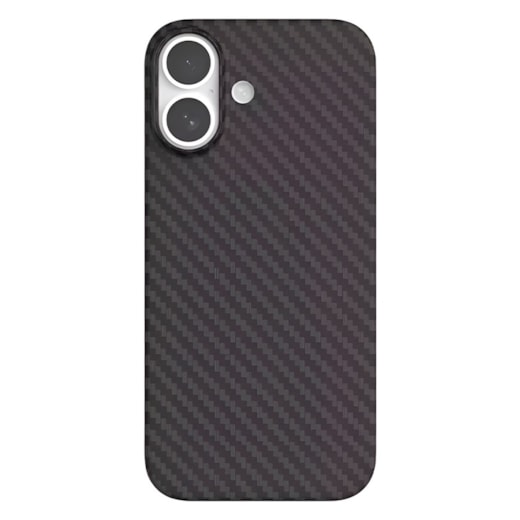 Capa Carbon Fiber iPhone 17 Preta