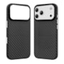 Capa Carbon Fiber iPhone 17 Pro Max Preta