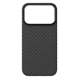 Capa Carbon Fiber iPhone 17 Pro Preta