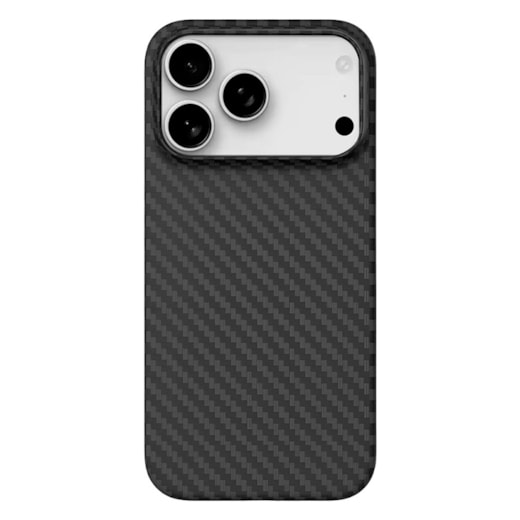 Capa Carbon Fiber iPhone 17 Pro Preta