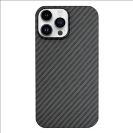 Capa Carbon Fiber para iPhone 13 Pro Max preta