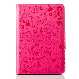Capa Case Loft Cute Rosa de Poliuretano e Camurça para iPad Mini