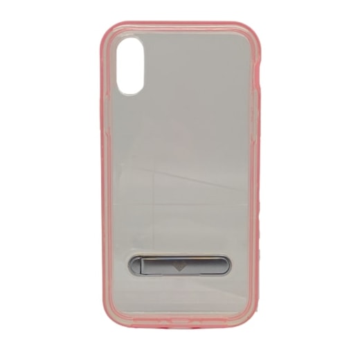 Capa ch com stand iphone x xs rosa