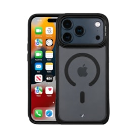 Capa Clear Protection iPhone 17 Pro Max Preta