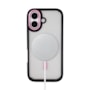 Capa Clear Protection iPhone 17 Rosa