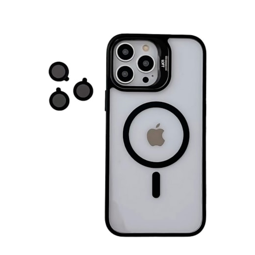 Capa Color Cam iPhone 14 Pro Max Preta