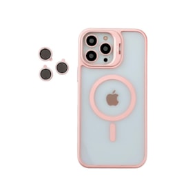 Capa Color Cam iPhone 14 Pro Max rose