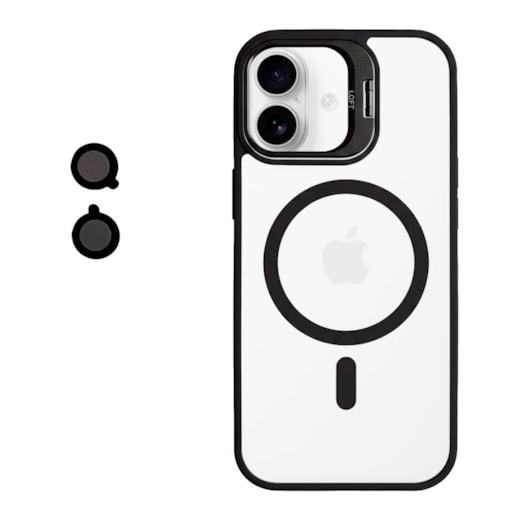 Capa Color Cam iPhone 16 Preta