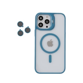 Capa Color Cam iPhone 16 Pro Azul Claro