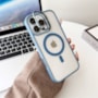 Capa Color Cam iPhone 16 Pro Azul Claro
