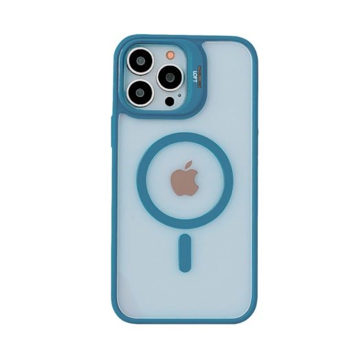 Capa Color Cam iPhone 16 Pro Azul Claro