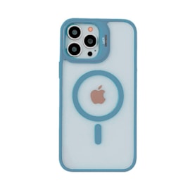 Capa Color Cam iPhone 16 Pro Max Azul Claro