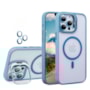 Capa Color Cam iPhone 16 Pro Max Azul Claro
