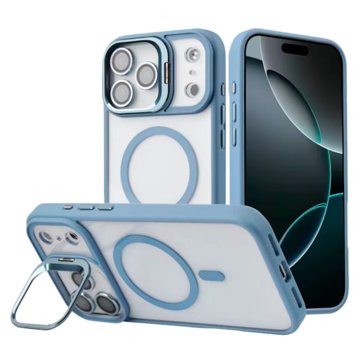 Capa Color Cam iPhone 17 Pro Azul Claro