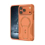 Capa com cordão iPhone 17 Pro Max laranja