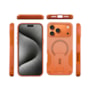 Capa com cordão iPhone 17 Pro Max laranja