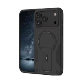 Capa com cordão iPhone 17 Pro preta