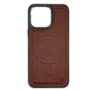 Capa Couro Bolt Magsafe iPhone 16 Pro Marrom