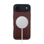 Capa Couro Bolt Magsafe iPhone 17 Air Marrom