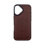 Capa Couro Bolt Magsafe iPhone 17 Marrom