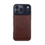 Capa Couro Bolt Magsafe iPhone 17 Pro Marrom