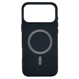 Capa Couro Magsafe iPhone 17 Pro Max Preta