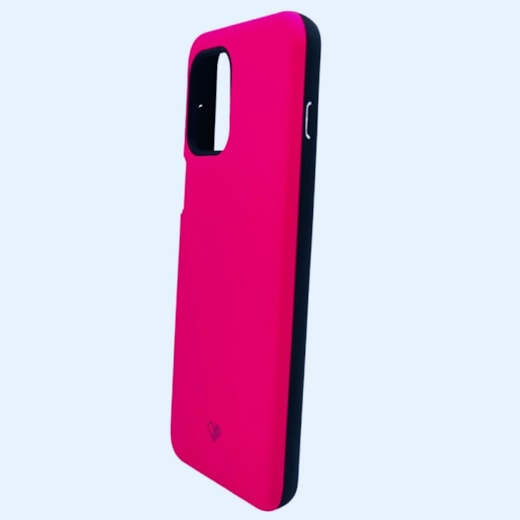 Capa duo impacto moto g100 rosa