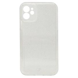 Capa dupla glitter iphone 11 transparente