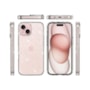 Capa Dupla Glitter iPhone 15 Plus transparente