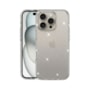 Capa Dupla Glitter Iphone 16 Pro transparente
