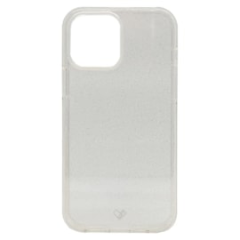 Capa Dupla Glitter Para iPhone 14 transparente