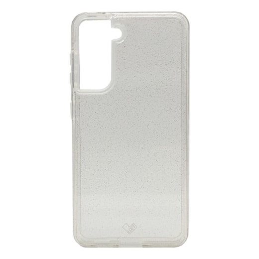 Capa dupla glitter samsung s21 transparente