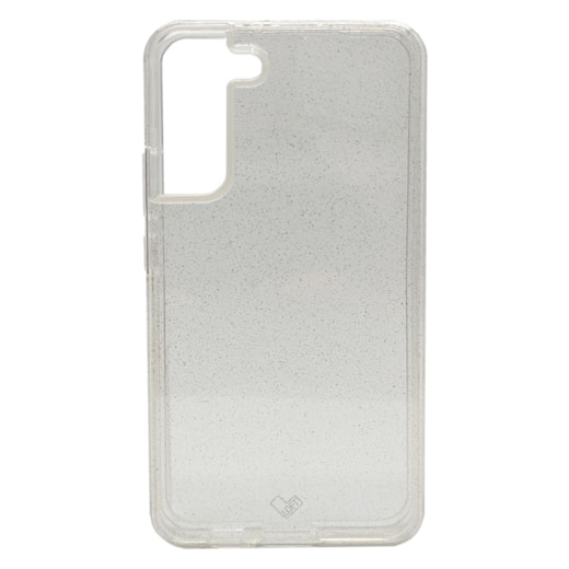 Capa dupla glitter samsung s22 transparente