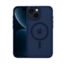 Capa Fosca Magsafe iPhone 15 Plus Azul Marinho