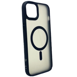 Capa Fosca Magsafe iPhone 15 Plus preta Capa Fosca Magsafe iPhone 15 Plus preta