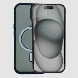 Capa Fosca Magsafe iPhone 15 preta Capa Fosca Magsafe iPhone 15 preta
