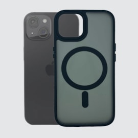 Capa Fosca Magsafe iPhone 15 preta Capa Fosca Magsafe iPhone 15 preta