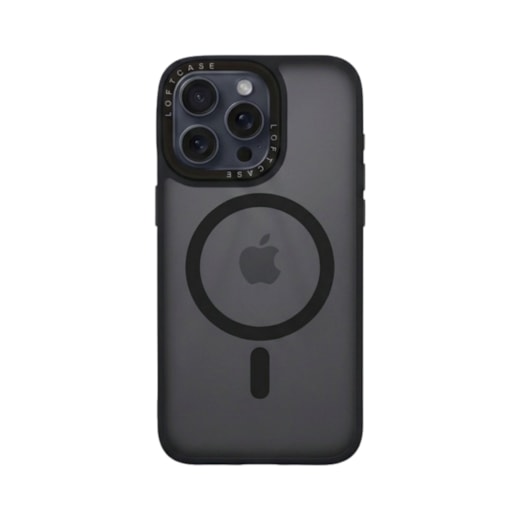 Capa Fosca Magsafe iPhone 15 Pro preta
