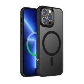 Capa Fosca Magsafe iPhone 15 Pro preta Capa Fosca Magsafe iPhone 15 Pro preta