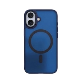 Capa Fosca Magsafe iPhone 16 Plus azul marinho