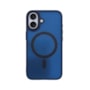 Capa Fosca Magsafe iPhone 16 Plus azul marinho