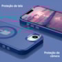 Capa Fosca Magsafe Iphone 16e azul