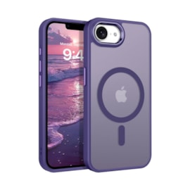 Capa Fosca Magsafe Iphone 16e roxa