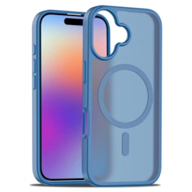 Capa Fosca Magsafe iPhone 17 Azul Marinho