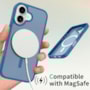Capa Fosca Magsafe iPhone 17 Azul Marinho