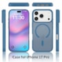 Capa Fosca Magsafe iPhone 17 Pro Azul Marinho