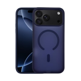 Capa Fosca Magsafe iPhone 17 Pro Max/18 Pro Max Azul Marinho