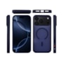 Capa Fosca Magsafe iPhone 17 Pro Max/18 Pro Max Azul Marinho