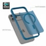 Capa Fosca Magsafe iPhone 17 Pro Max Azul Marinho